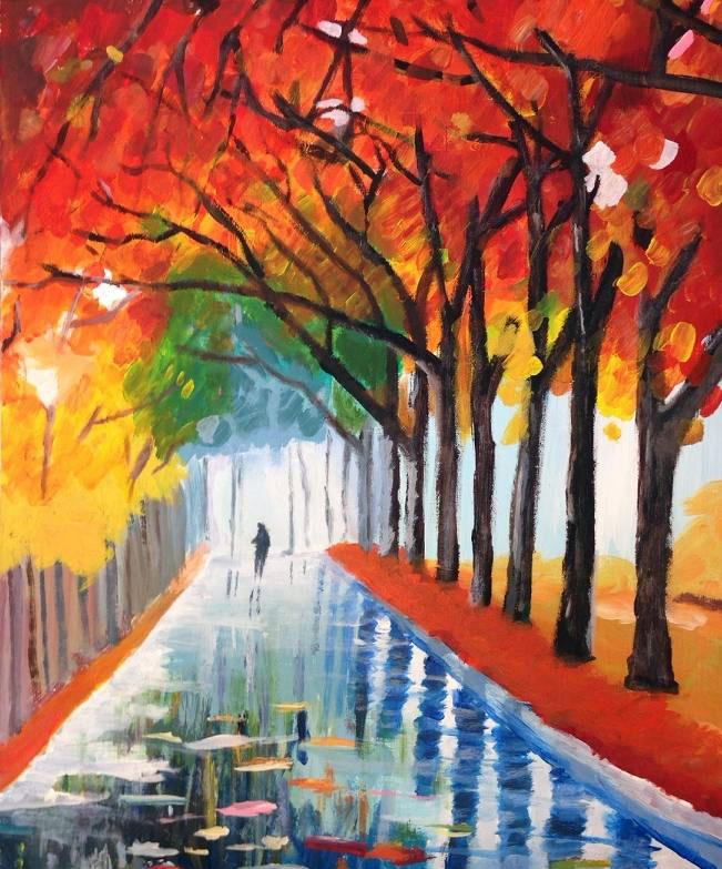 The Fall Walk by Molly Roach