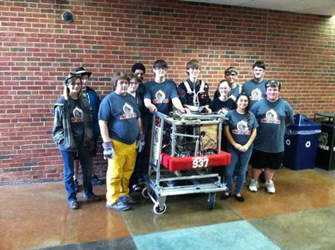 Robotics Secures Grant and Competes at Cowtown Throwdown