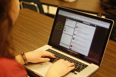 Students create joint twitter account, are a positive influence