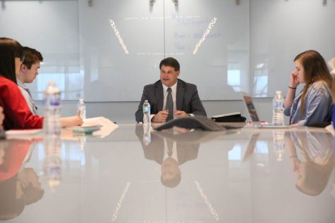 Student Press Conference with New Superintendent